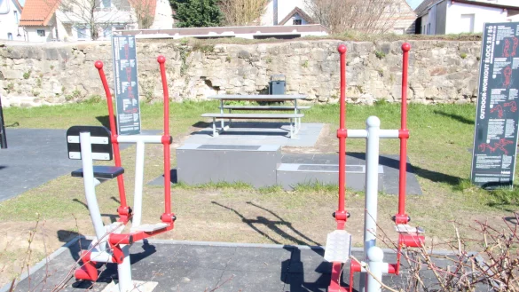Calisthenics-Anlagen sind auch in anderen St&auml;dten beliebt, wie beispielsweise diese in Horn. - &copy; Archivfoto: Cordula Gr&ouml;ne