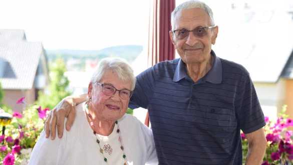 Seit 65 Jahren verheiratet: Margot und Ted Greenfield. - &copy; Nicole Ellerbrake