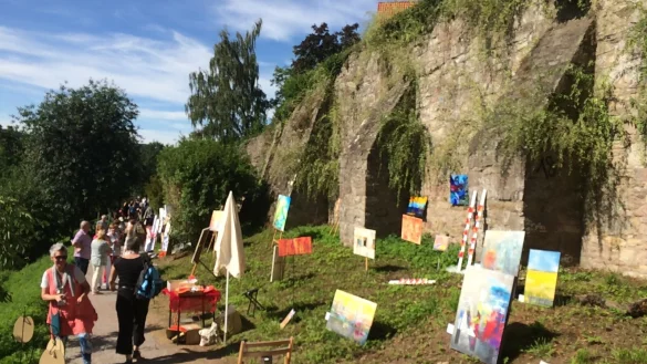 Wegen der Umbauma&szlig;nahmen an der Stadtmauer k&ouml;nne diese nicht wie gewohnt komplett genutzt werden. - &copy; Blomberg Marketing