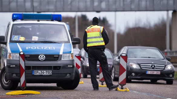 W&auml;hrend der Olympischen Sommerspiele in Frankreich wird die deutsch-franz&ouml;sische Grenze eng kontrolliert. - &copy; Marius Becker/dpa