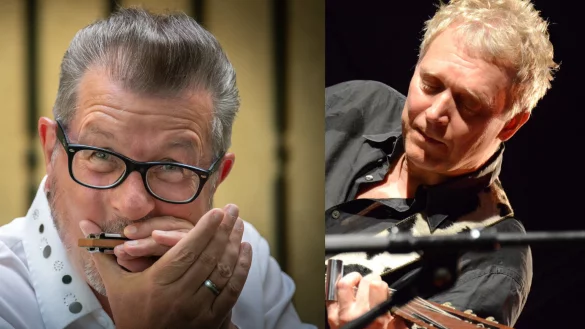 Dieter Kropp (links) und Mickey Meinert wollen am Donnerstag, 25. Juli, den Lemgoer Marktplatz rocken. - &copy; Lemgo Marketing