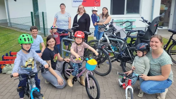Die Kita Gipfelst&uuml;rmer holt den zweiten Platz beim Stadtradeln. - &copy; Kita Gipfelst&uuml;rmer