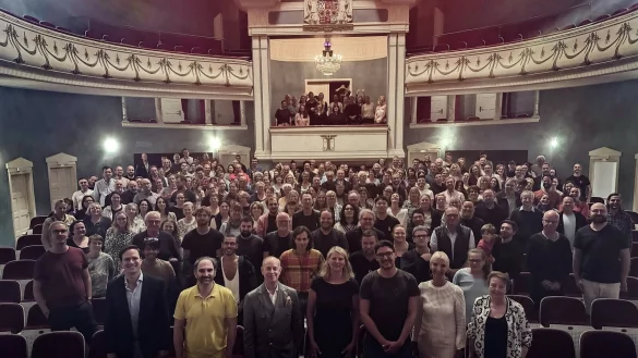 Die Mitarbeitenden des Landestheaters Detmold freuen sich auf die neue Saison 2024/25. - &copy; Lina Pris