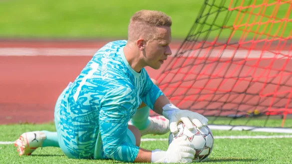 Tim Bukowski avancierte zuletzt zum Matchwinner im Westfalenpokal. - © EGON PENNER