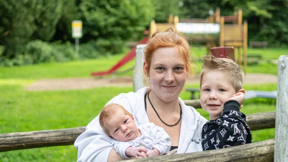 Sarah Wirtz ist nichtsahnend mit Bauchschmerzen in die Notaufnahme gekommen. - &copy; Felix Brenneke