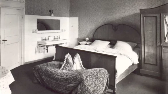 Blick in eines der alten Zimmer im "Lippischen Hof". - &copy; Landesarchiv