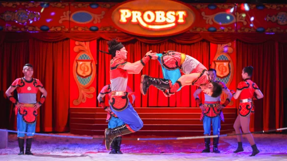 Die Truppe "Suba" aus der Mongolei. - &copy; Conny Mueller