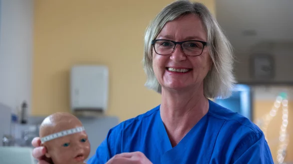 Leitende Hebamme im Klinikum Lippe, Susann Grabsch. - © Jannik Stodiek