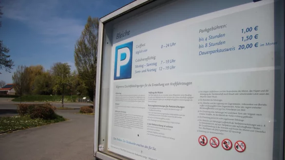 Auf dem Parkplatz Bleiche k&ouml;nnten bald &ouml;fter Wohnmobile stehen. Die Beschilderung w&uuml;rde dann entsprechend angepasst.&nbsp; - &copy; Katrin Kantelberg