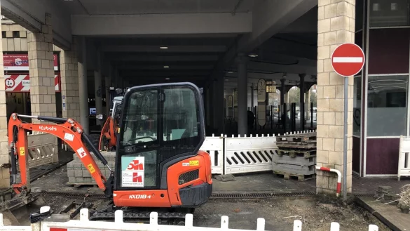 Der Zentrale Omnibusbahnhof (ZOB) am Ostertor ist bis zum 27. Februar gesperrt.&nbsp; - &copy; Sven Kienscherf
