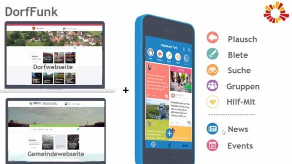 So k&ouml;nnte das Ganze aussehen: Es gibt eine Homepage und eine App dazu. - &copy; Kreis Lippe