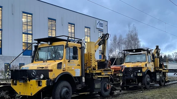 Mit Spezialmaschinen wird in den kommenden Monaten die Bahnstrecke der Landeseisenbahn Lippe freigeschnitten. - &copy; Fotorechte: Landeseisenbahn Lippe