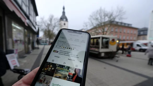 Detmold auf Instagram &ndash; das gab es lange nicht. Auf verschiedenen Accounts erreicht die Stadt nun aber Zielgruppen, die sie vorher nicht erreicht hat, und tut auch noch etwas f&uuml;r ihre Au&szlig;endarstellung und das Image. - &copy; Sven Koch(LZ)