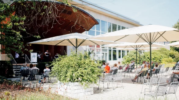 Die Konzertmuschel im Bad Salzufler Kurpark. - &copy; Staatsbad Salzuflen