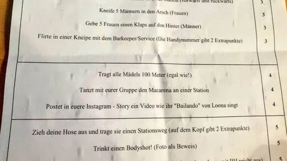 2021 waren die Aufgaben der WiWi-Fachschaft fast identisch mit den aktuellen, 2013 waren sie nicht viel anders. Damals wurden aber noch keine Instagram- und Handyvideos als Beweis verlangt. - &copy; Leserfoto