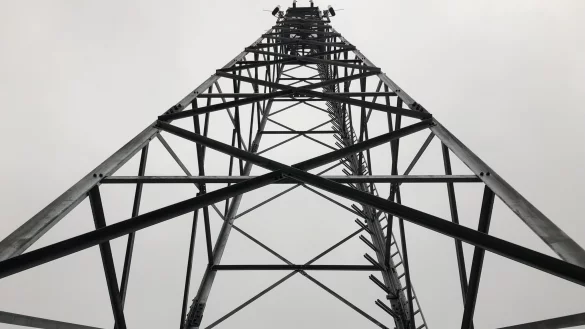 50 Meter hoch könnte der Funkturm sein, der in Laßbruch für eine besser Mobilfunkverbinsugn sorgen soll. Derzeit ruht zwar das Genehmigungsverfahren, nicht aber die Diskussionen rund um den Bau. - © Archivfoto: Till Brand