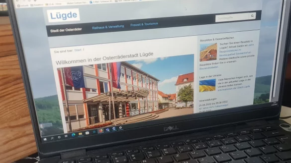 Teil der Digitalisierung ist auch der Relaunch der st&auml;dtischen Internetseite. Diese &Uuml;berholung steht noch in diesem Jahr an, wenn der Plan so l&auml;uft, wie es das Kommunale Rechenzentrum vorschl&auml;gt. - &copy; Marianne Schwarzer(LZ)