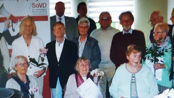 Der Ortsverband Lemgo des SoVD ehrte langj&auml;hrige Mitglieder. - &copy; SoVD Lemgo