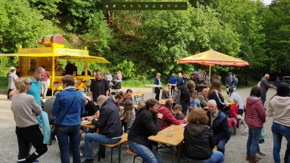 Die Mitglieder des Heimatvereins Istrup haben endlich wieder ein Waldfest feiern k&ouml;nnen. - &copy; Marco Niebert