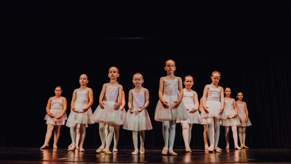 Die jüngsten Tänzerinnen begeisterten das Publikum und wurden durch lautes Klatschen angefeuert. - © Julia Kranz, JoStories