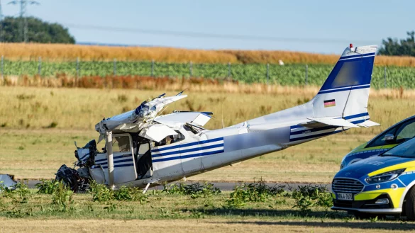 Beim Absturz eines Kleinflugzeugs in W&uuml;rselen bei Aachen ist ein 62 Jahre alter Fluglehrer ums Leben gekommen. - &copy; Arnulf Stoffel