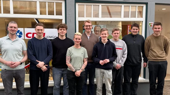 Der neue Vorstabnd der Jungen Union Lemgo blickt motiviert in die Zukunft. - &copy; JU Lemgo