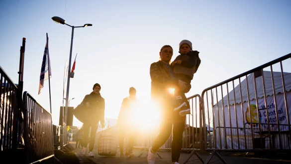 Aus der Ukraine kommen immer noch viele Menschen nach Deutschland - auch nach D&ouml;rentrup. - &copy; (c) Copyright 2022, dpa (www.dpa.de). Alle Rechte vorbehalten