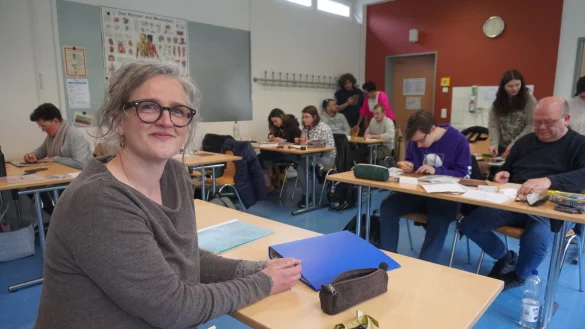Bianca Knappe ist Lehrerin am Berufskolleg Eben-Ezer in Lemgo. Sie unterrichtet die Studierenden unter anderem in Gesundheit und Pflege. - &copy; Michaela Wei&szlig;e