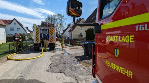 Das schnelle Eingreifen der Feuerwehr hat Schlimmeres verhindert. - &copy; Freitag TV
