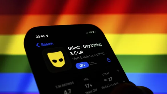 Ein konservativer britischer Politiker wurde auf der Dating-App Grindr angesprochen und tauschte explizite Fotos mit seinem Gespr&auml;chspartner aus. - &copy; picture alliance / ZUMAPRESS.com
