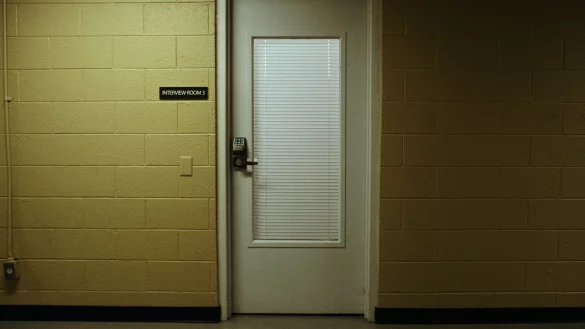 In "Ein amerikanischer Albtraum" dreht sich alles um die Arbeit der Polizei, die versucht, einem Paar das Vort&auml;uschen einer Straftat anzudichten. - &copy; Netflix/Produktionsstandbild