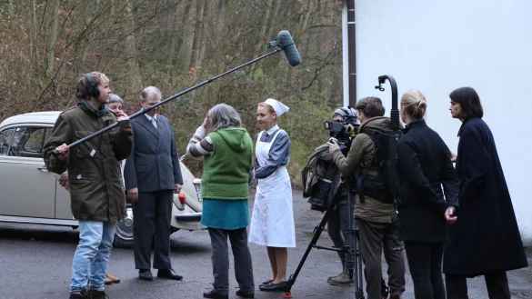 Dreharbeiten zum Film &uuml;ber das Kinderkurheim Johannaberg. - &copy; Beau Maibaum