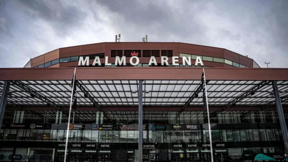 In der Malm&ouml;-Arena findet in diesem Jahr vom 7. bis 11. Mai der Eurovision Song Contest (ESC) statt. - &copy; Johan Nilsson/TT / TT NEWS AGENCY / AFP