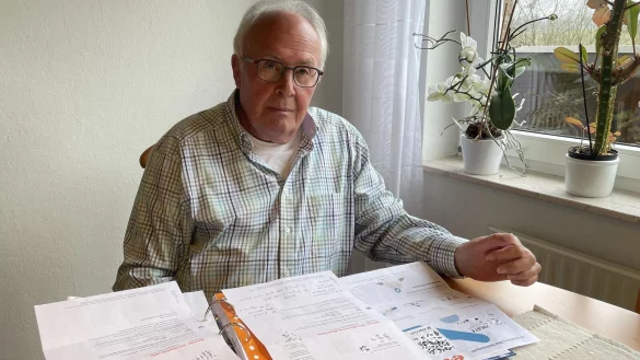 Wilfried Obersundermeyer erhielt vor wenigen Monaten zwei Mahnungen von EON - obwohl er gar kein Kunde dort war. - &copy; Shannon-Lee Bendig