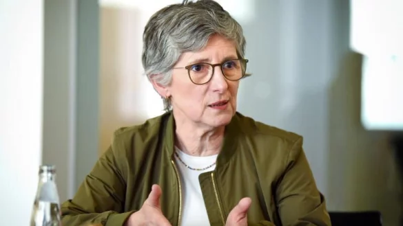 Britta Ha&szlig;elmann ist Vorsitzende der Bundestagsfraktion von B&uuml;ndnis 90/Die Gr&uuml;nen - und lebt in Bielefeld. - &copy; BARBARA FRANKE