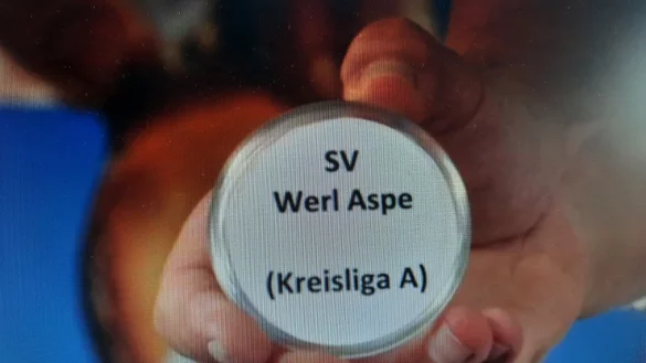 Das Los SV Werl-Aspe: Nun tritt der A-Ligist allerdings beim Regionalligisten Preu&szlig;en M&uuml;nster an. - &copy; Oliver K&ouml;nig