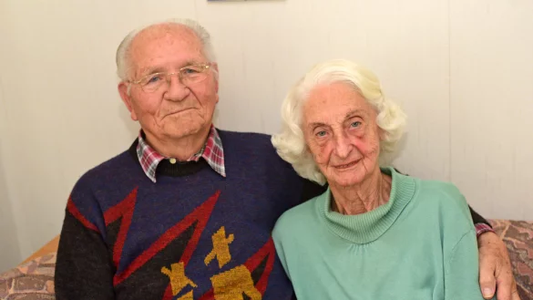 Elfriede und Karl Budde feiern Eiserne Hochzeit. - &copy; Nicole Ellerbrake