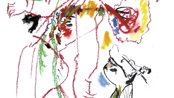 Die „Tanzende Europa“ (Ausschnitt) ist eines von insgesamt 40 Werken des Künstlers Alexander Kapitanowsk, die in der neuen „Fachwerk“-Ausstellung zu sehen sind. - © Bildrechte: Alexander Kapitanowski