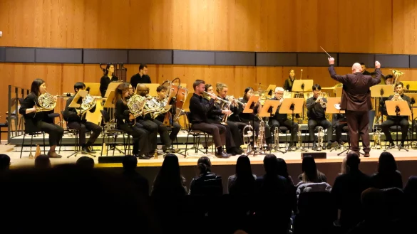 Lieblingsst&uuml;cke gab es beim Konzert von "hfmBRASS" im Konzerthaus auf die Ohren. - &copy; Friedrich-Wilhelm R&ouml;dding
