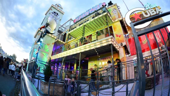 Der Wilbaser Markt - die Stoppelkirmes hat den Kreis dieses Jahr rund 40.000 Euro gekostet. - &copy; Nicole Ellerbrake