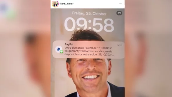 Das Instagram-Profil von B&uuml;rgermeister Frank Hilker ist Hackern zum Opfer gefallen. - &copy; Instagram