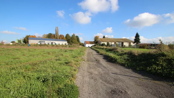 Hier entsteht das Silixer Gewerbegebiet. Ein Gartenbauunternehmen hat sich schon angesiedelt. In K&uuml;rze soll der Bau einer Stra&szlig;e beginnen, die das Areal s&uuml;dlich von Friedrich-Winter- und Heinrich-Drake-Stra&szlig;e zwischen Tennishalle und Industriestra&szlig;e erschlie&szlig;t. - &copy; Jens Rademacher