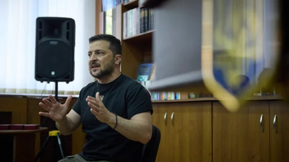 Der ukrainische President Wolodymyr Selenskyj. - &copy; picture alliance / abaca