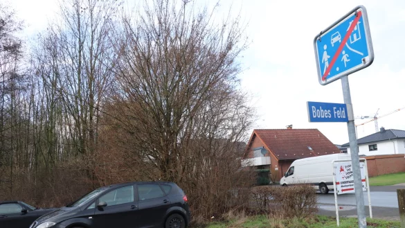 Hier sollen m&ouml;glichst ab 2025 die Bauarbeiten f&uuml;r die zweite Feuerwehrwache der Gemeinde Leopoldsh&ouml;he starten. - &copy; Birgit Guhlke