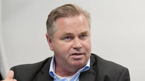 Herfords SPD-B&uuml;rgermeister Tim K&auml;hler sorgt sich um die Zukunft der Kommunen. - &copy; Peter Unger