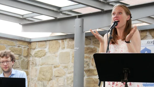 F&uuml;hren in die Welt des Musicals. Frank Schreiber und seine Frau Tonja verzaubern mit Musicalsongs - &copy; Thomas Kr&uuml;gler