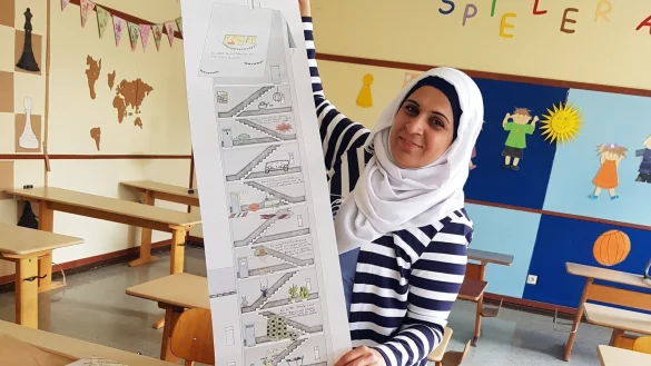 Auf den Wimmelbildern lassen sich viele kleine Details entdecken. - &copy; Kreis Lippe