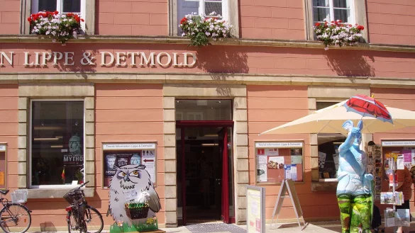 Die Tourist-Info im Rathaus wird gr&uuml;ndlich umgebaut. Sie zieht vor&uuml;bergehend zu Ex-Hunkem&ouml;ller. - &copy; Tourist_Info Detmold