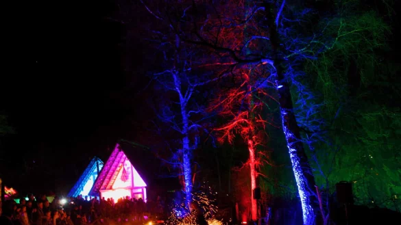 Das Freilichtmuseum leuchtet. - &copy; Harald Kumpel/AFM