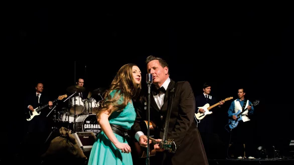 The Cashbags wollen eine perfekte Illusion eines Auftritts von Jonny Cash bieten. - &copy; DSW CONCERTS Ed